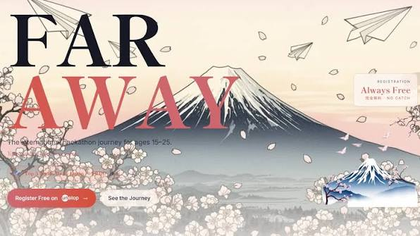 Far Away international hackathon poster